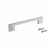 Lot 5 poignées meubles Montréal L192mm entraxe 160mm Zamak chromé
