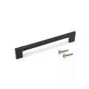 Lot 5 poignées meubles Sofia L221mm entraxe 192mm alu. noir