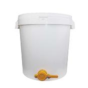 Maturateur apiculture plastique 40kg, robinet, ø36xh38cm