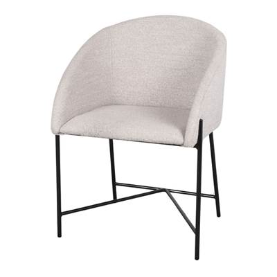 Lot 2 chaises tapissées style contemporain pierre