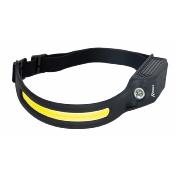 Lampe frontale 3w bandeau rechargeable usb