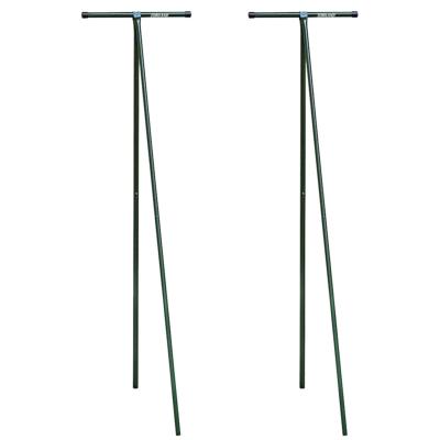 Etendoir à linge époxy 6 fils tubes 20mm hauteur env.210cm largeur 590mm