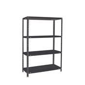 Étagère en métal anthracite 4 étagères charge 100 kgs dim.1500x1000x300mm à visser