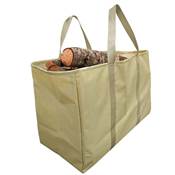 Sac porte bûches 50 kg imperméable 330 g/m2 beige