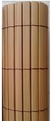 Rouleau Canisse PVC TECK clair Dimensions: 1,20mx3m