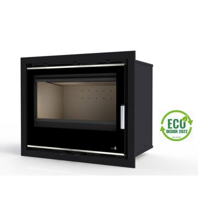 Pack Insert cheminée bois PORTIMAO-C-695-S, 7.3KW, Cadre 3 côtés