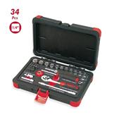 Coffret à douilles bi-hexagonales 34 pièces
