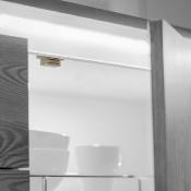 Lot 20 ferme-portes magnétiques Acier plastique Blanc