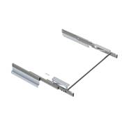 Coulisses table extensible relevable Oplà  Folding+39 M120 alu. Inox anodisé