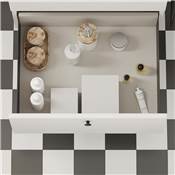Tiroir ext. Simplex 25kg haut. 88mm prof. 440mm acier Anthracite
