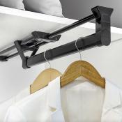 Porte-vêtements extractible en Aluminium pour armoire