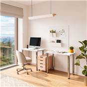 Plateaux table 900x500 blanc Bois
