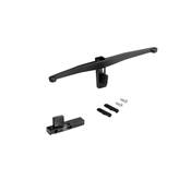 Lot consoles 5 étagères bois structure Zero planches non incluses Zamak noir texturé