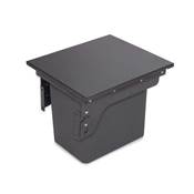 bac tri sélectif fixation latérale sur meuble cuisine Recycle 1x35L Acier plastique Anthracite