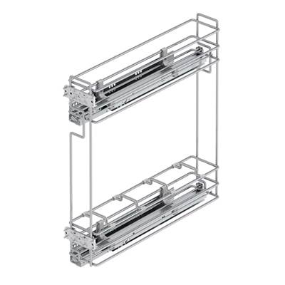 Porte-bouteilles extractible Suprastar fermeture amortie mod. 150mm acier chromé