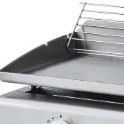 Plancha gaz modèle Silvia II G 3 feux 7,5kw en Inox à poser