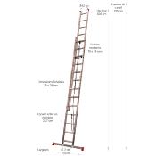 Échelle coulissante 2 plans 6.3 m