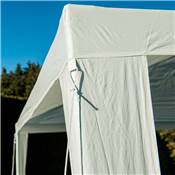 Tente de reception tonnelle barnum 3x3 hauteur 250cm blanc
