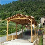 Abri Deux Pentes, Bois DOUGLAS Franais
