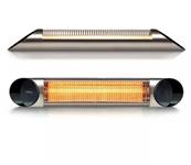 Chauffage infrarouge 2000 w 6 à16m2 gris