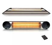 Chauffage infrarouge 2500 W gris