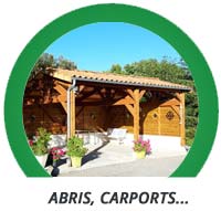 Plusieurs centaines d'euros d'économie sur votre abri, carport, auvent, pergola, Bois Douglas Français PEFC CPBF Charpentes