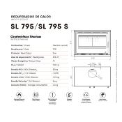 Insert cheminée bois PORTIMAO-SL-795-S-BASE, 8KW, avec pied