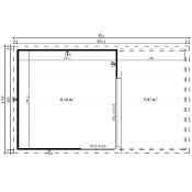 Abri domeo 2 plus 8,48 + 5,82 m²