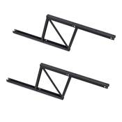 Ensemble mécanismes levage tables basses permette elevare la mesa 192mm Acier noir