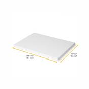 Plateaux table 900x500 blanc Bois
