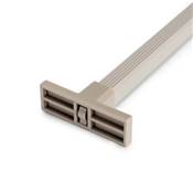 Kit 7 tringles pantalon cadre coulis.t Hack armoires f. souple réglable mod. 600mm Gris pierre