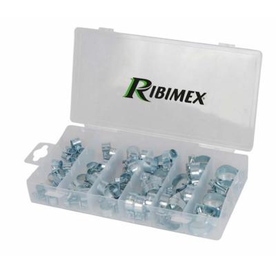 Lot 56 colliers à durites en coffret dimensions mixtes