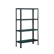 Étagère en métal anthracite 4 étagères charge 100 kgs dim.1600x800x300mm à visser