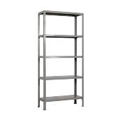 Étagère en métal  5 étagères charge 100 kgs dim.1802x810x310mm sans vis