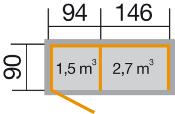 Abri buche + armoire 663