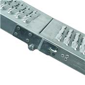 Lot de 2 rampes de chargement pliables 160cm l22,5cm 200kg alu