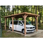 Abri, carport Toit Plat, Bois DOUGLAS Français