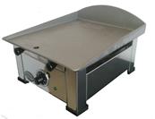 Plancha éléctrique avec plaque de cuisson en acier décapé 1.75kw 384x445x274mm