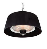 Chauffage infrarouge lustre 1800 w 6m2 noir
