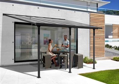 Toit terrasse aluminium 14.75 m2