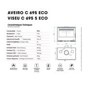 Insert cheminée bois VISEU-C-695-S, 7.3KW