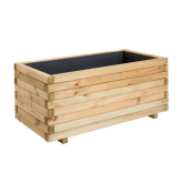 Bac à fleurs rectangulaire 143 litres, 0281108, BURGER