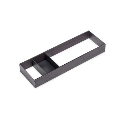 Organisateur Orderbox pour tiroir Acier et Bois 150x470 mm Gris anthracite