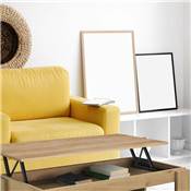 Jeu ensemble mécanismes levage table basse permet lever la table 135mm Acier noir