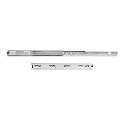 Jeu coulisses billes sorties totale supports haut. 45mm long. 350mm Acier Zingué