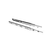 Jeu coulisses billes sorties totale supports haut. 45mm long. 600mm Acier Zingué