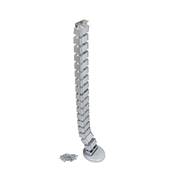 Colonne passe-câbles Pipe 4 plastique alu.