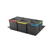 Poubelle de tri sélectif cuisine Recycle avec base