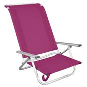 2 Fauteuil Bas de jardin Finition aluminium, MARELA