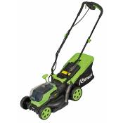 Tondeuse à gazon à batterie R-BAT20 2x20V sans batterie ni chargeur